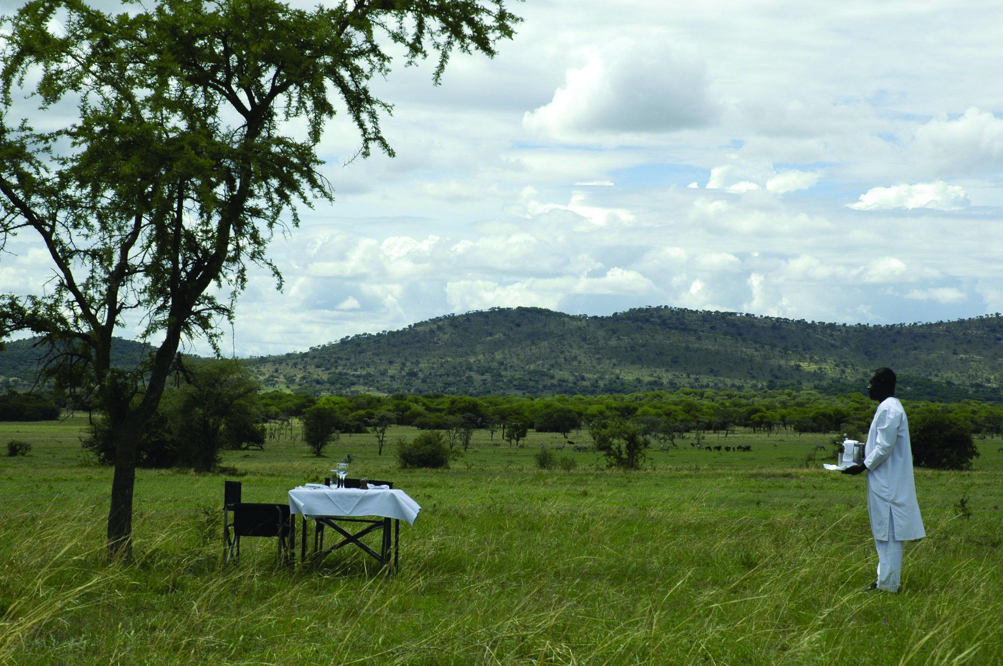 Kirawira Serena Camp Robanda Restaurante foto